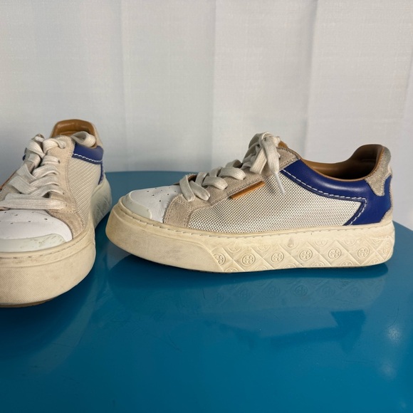 Tory Burch Cream and White Sneakers - Picture 2 of 8